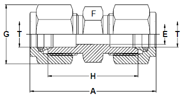 Stainless Steel Compression Unions 